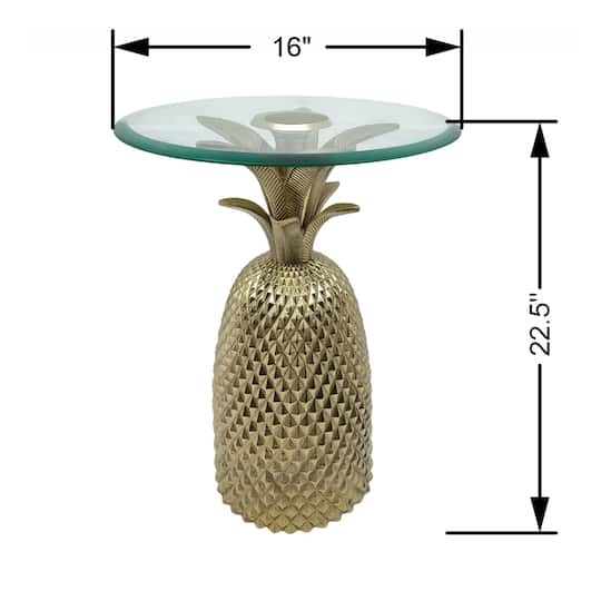 22.5" Pineapple Accent Table by Ashland®